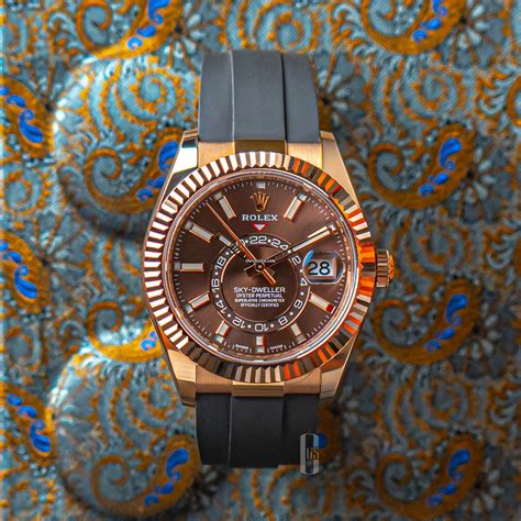 rolex sky-dweller rose gold for sale|rolex gold sky dweller price.